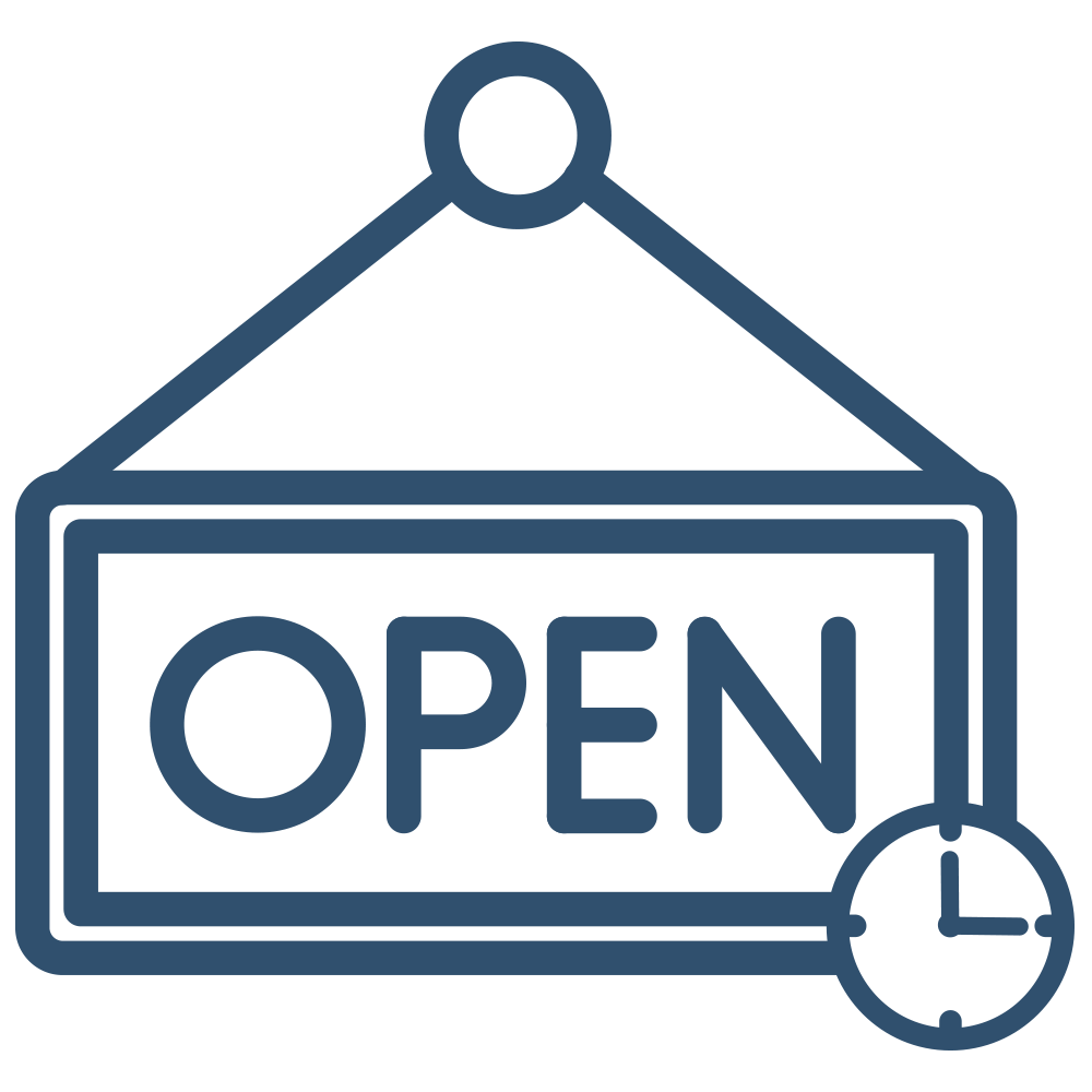 Open sign icon